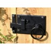Black Cottage Latch - Right Hand
