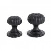 Black Cabinet Knob (With Base) - Small