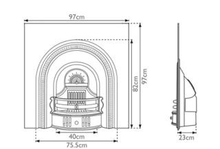 The Beckingham Cast Iron Insert