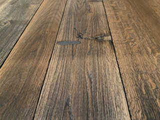 Reclaimed Heritage Oak Distressed Charcoal Flooring