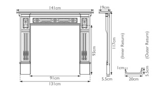 The Albert Cast Iron Fire Surround