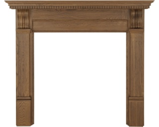 The Corbel Fire Surround Oak