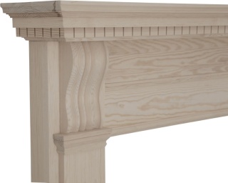 The Corbel Fire Surround - Pine