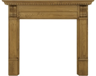 The Corbel Fire Surround - Pine