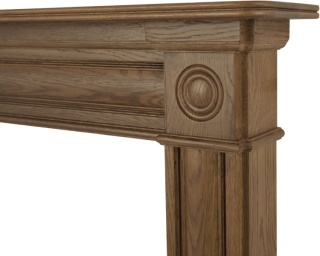 The Derry Fire Surround - Oak