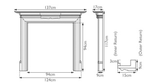 The Grand Oak Fire Surround