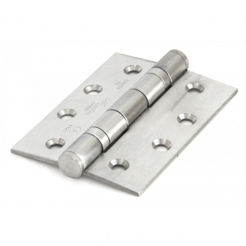 4'' Heavy Duty Ball Bearing Butt Hinge SS (pair) - Satin Stainless Steel