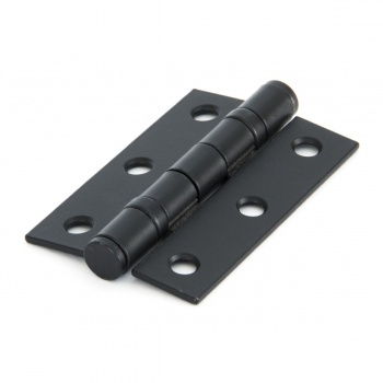 Black 3'' Ball Bearing Butt Hinge (Pair)