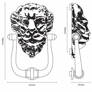 Lion's Head Knocker