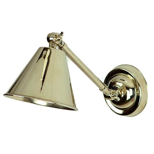 Limehouse Map Room Single Adjustable Wall Light