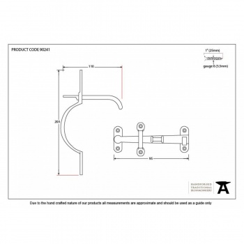 Polished Brass Sufolk Latch Set