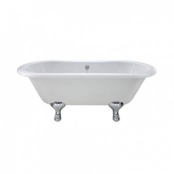 BC Designs Elmstead 1700mm Double Ended Bath with Feet Set 1 & Overflow