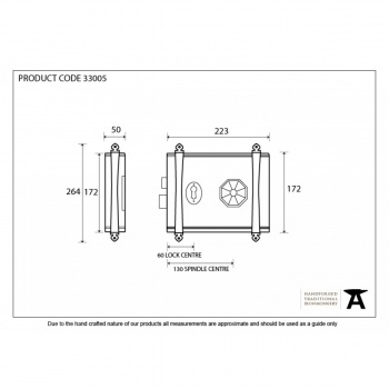 Black Oak Box Lock