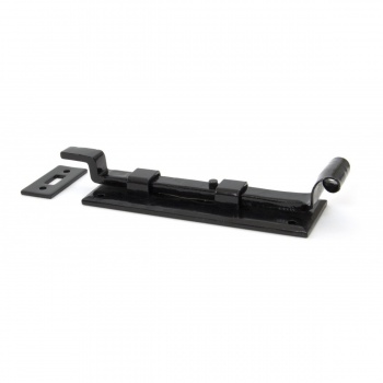 Black 6'' Cranked Door Bolt