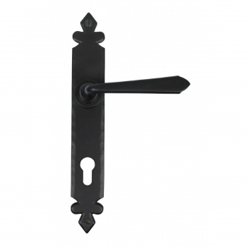 Black Cromwell Lever Espag. Lock Set