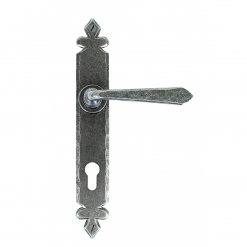 Pewter Cromwell Lever Espag. Lock Set