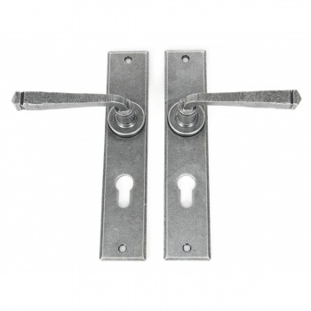 Pewter Large Avon 72mm Euro Lock Set