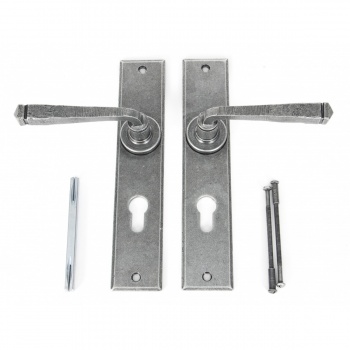 Pewter Large Avon 72mm Euro Lock Set