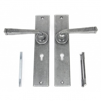 Pewter Large Avon Lever Lock Set