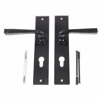 Black Large Avon 72Mm Euro Lock Set