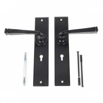 Black Large Avon Lever Lock Set