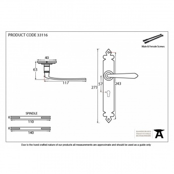 Cromwell Sprung  Lever Lock Set