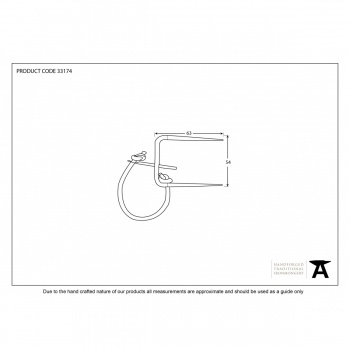 Black Locking Staple Pin