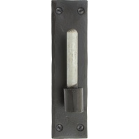 Black 35'' Hook & Band T Hinge (Pair) - Cranked