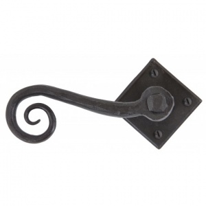 Monkeytail Handle on Diamond Rosette - Bronze