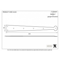 Black 24'' Hinge Front (Pair)