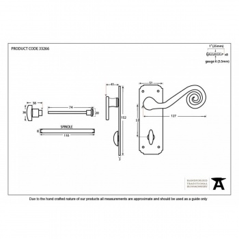 Black Monkeytail Lever Bathroom Set