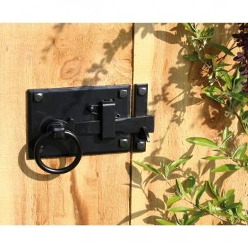 Black Cottage Latch - Left Hand