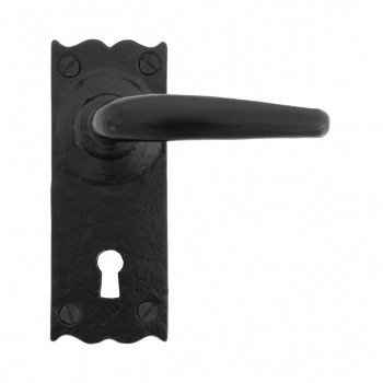 Black Oak Lever Lock Set