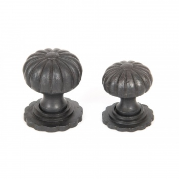 Beeswax Cabinet Knob With Base - Small