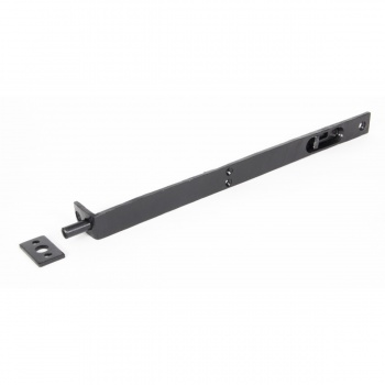 Black 12'' Flush/Slide Door Bolt