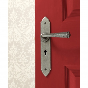 Pewter Gothic Lever Lock Set