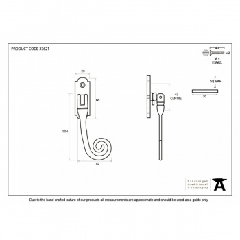 Pewter Monkeytail Espag - RH