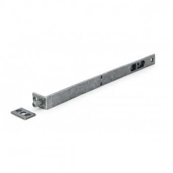 Pewter Patina 12'' Flush/Slide Door Bolt