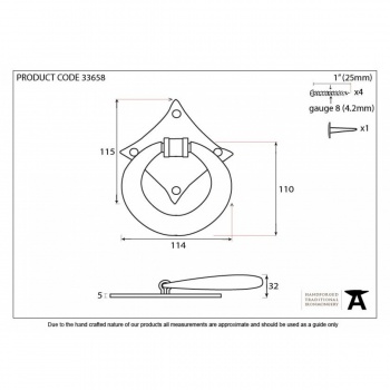 Pewter Ring Door Knocker