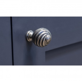 Pewter Patina Twist Knob