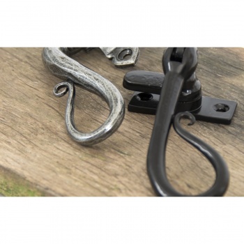 Pewter Shepherd's Crook Fastener RH - Locking