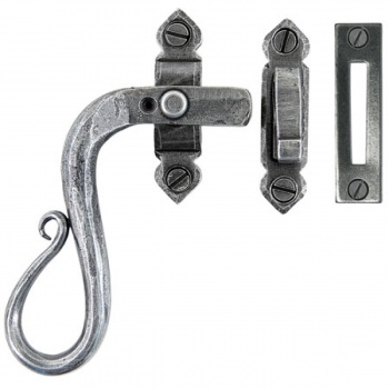 Pewter Shepherd's Crook Fastener LH - Locking