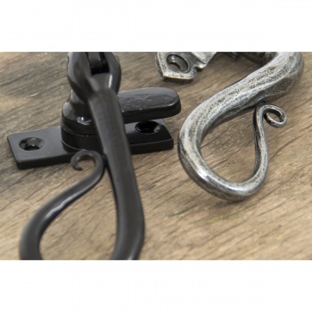 Pewter Shepherd's Crook Fastener LH - Locking