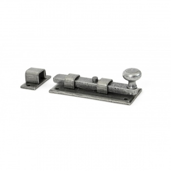 Pewter 4'' Straight Knob Bolt