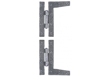 Handmade HL Hinge 3'' (pair) - Pewter Patina