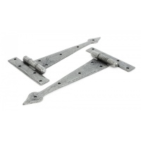 Pewter 9'' Arrow Head T Hinge (Pair)