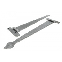 Pewter 22'' Arrowhead T Hinge (Pair)