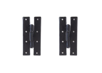 Handmade H Hinge 4'' (pair) - Black