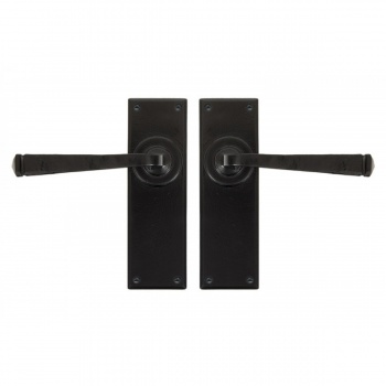 Black Avon Lever Latch Set