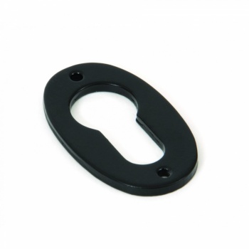 Black Oval Euro Escutcheon